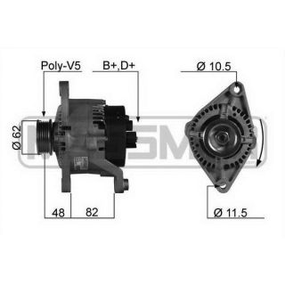 Kintamosios srovės generatorius ERA 210079