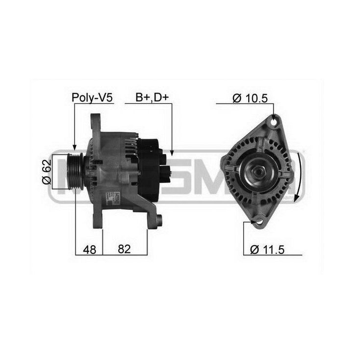 Kintamosios srovės generatorius ERA 210079R
