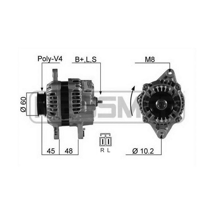 Kintamosios srovės generatorius ERA 210081R