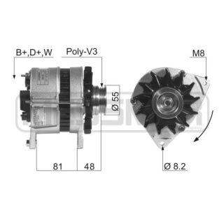 Kintamosios srovės generatorius ERA 210087A