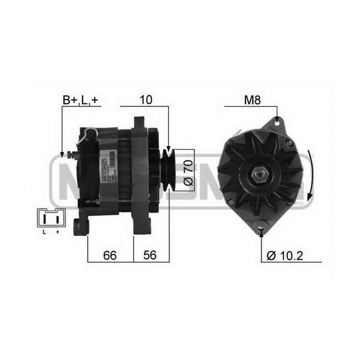 Kintamosios srovės generatorius ERA 210091R