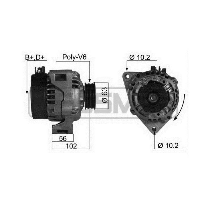 Kintamosios srovės generatorius ERA 210096A