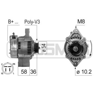 Kintamosios srovės generatorius ERA 210119R