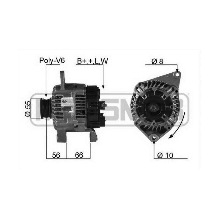 Kintamosios srovės generatorius ERA 210122R