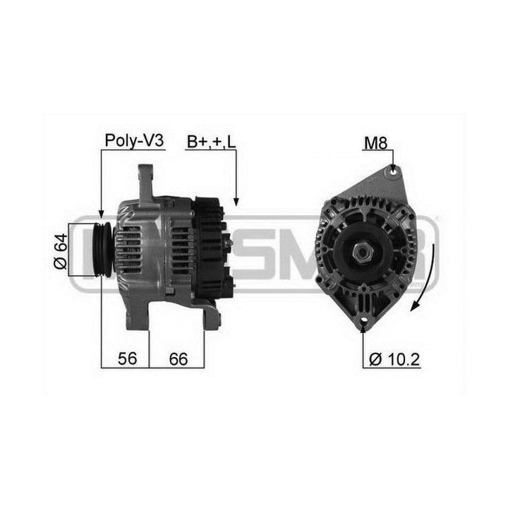 Kintamosios srovės generatorius ERA 210146R