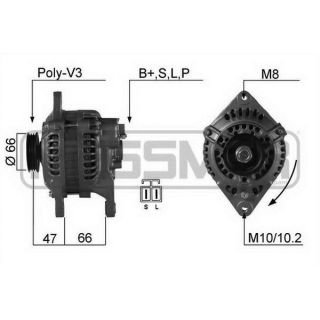 Kintamosios srovės generatorius ERA 210158R
