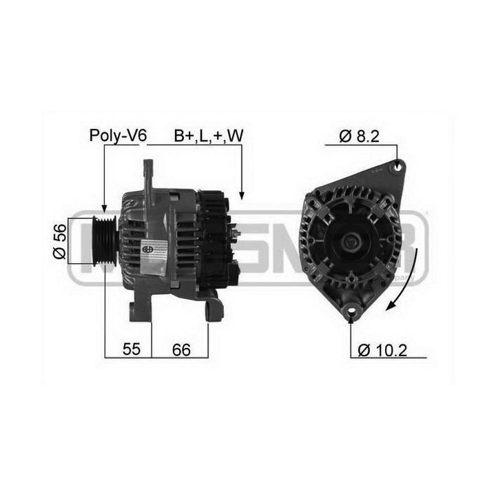 Kintamosios srovės generatorius ERA 210178A
