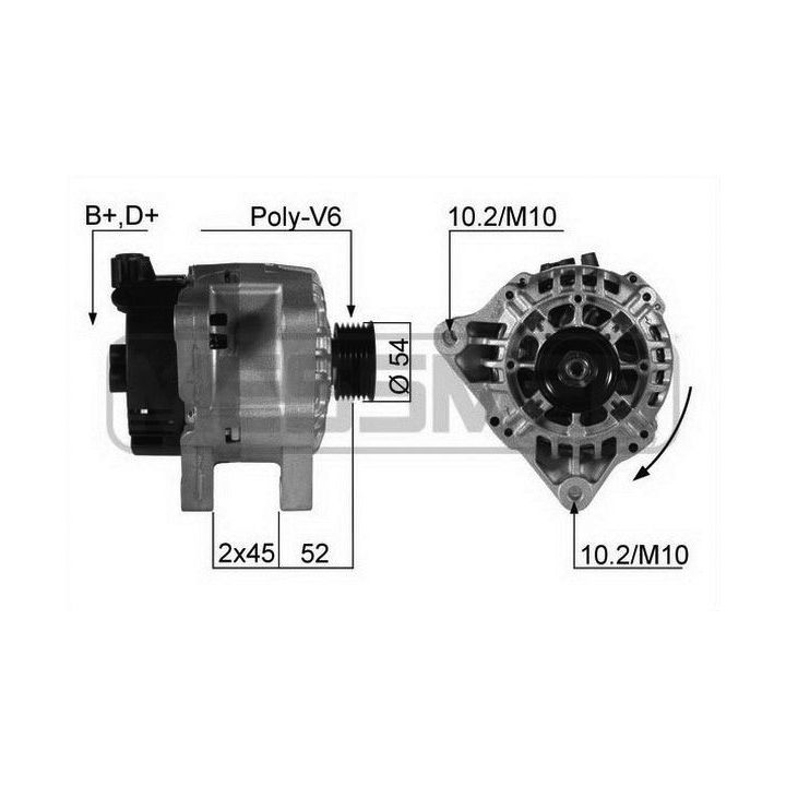 Kintamosios srovės generatorius ERA 210205A