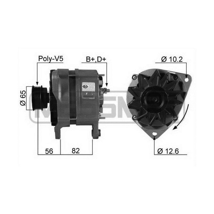 Kintamosios srovės generatorius ERA 210212R
