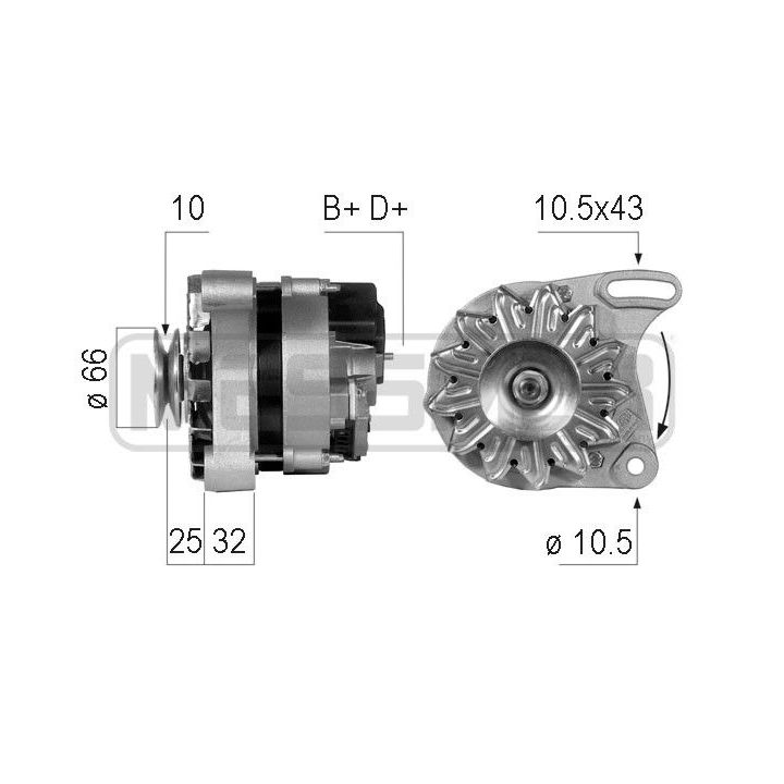 Kintamosios srovės generatorius ERA 210213