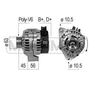 Kintamosios srovės generatorius ERA 210216