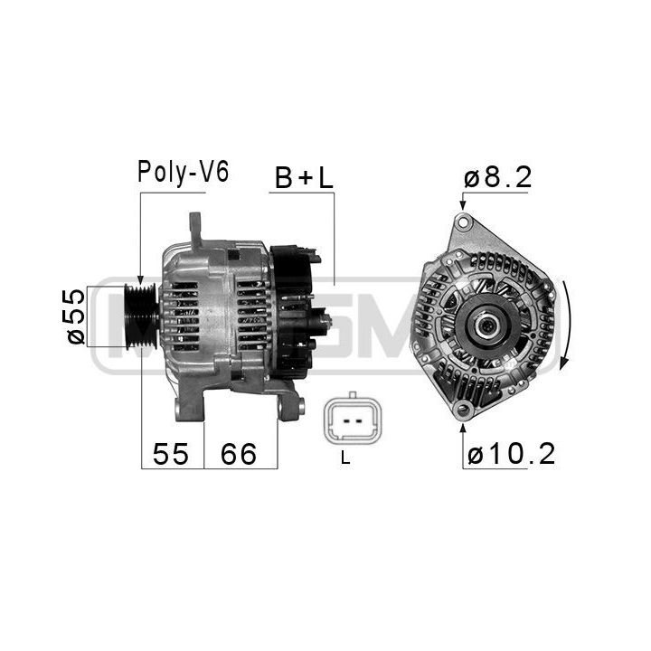 Kintamosios srovės generatorius ERA 210222A