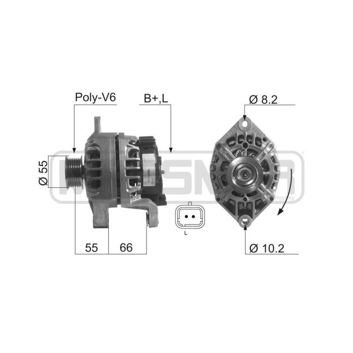 Kintamosios srovės generatorius ERA 210223