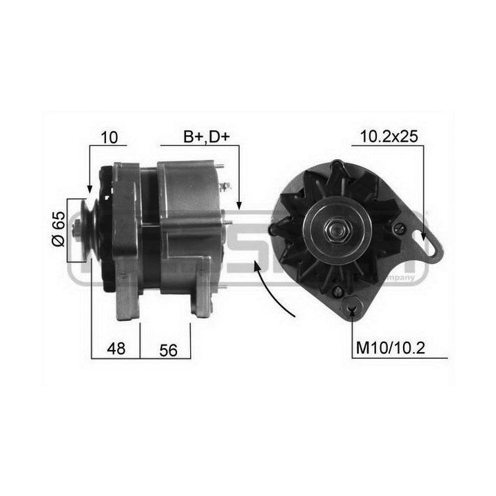 Kintamosios srovės generatorius ERA 210228R