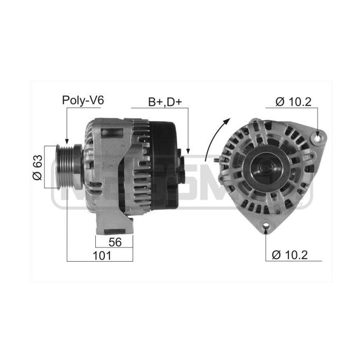 Kintamosios srovės generatorius ERA 210229