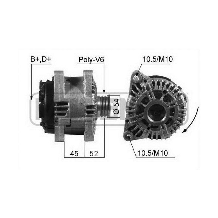 Kintamosios srovės generatorius ERA 210234