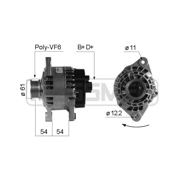 Kintamosios srovės generatorius ERA 210236