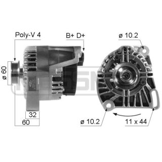 Kintamosios srovės generatorius ERA 210237