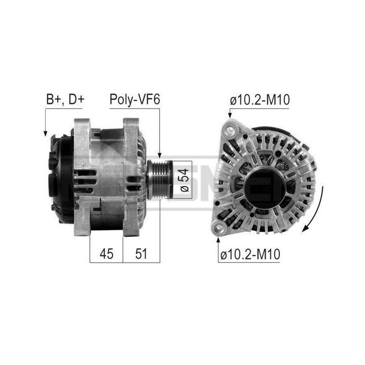 Kintamosios srovės generatorius ERA 210243