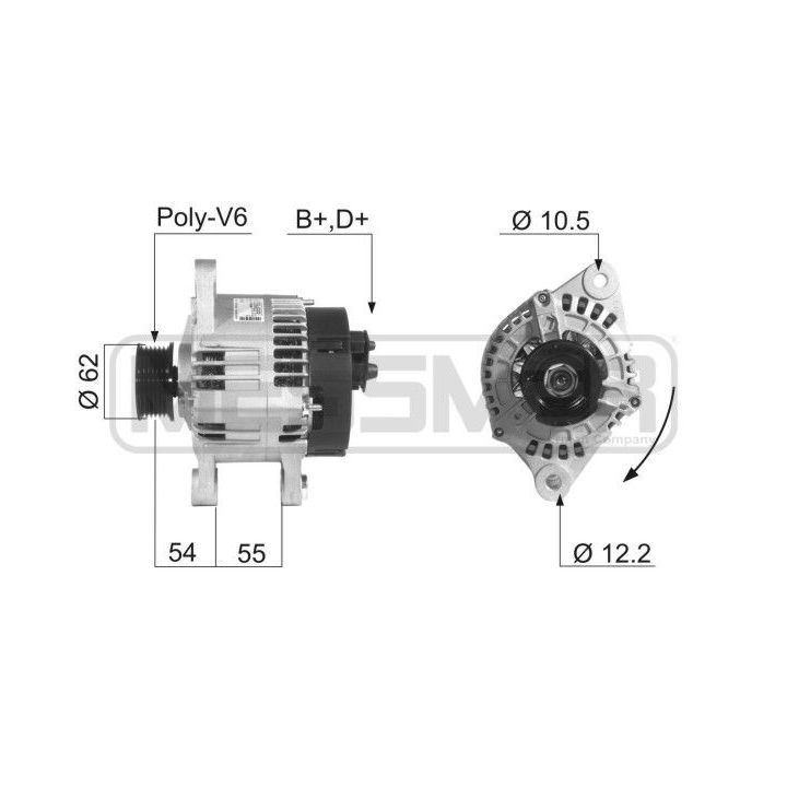 Kintamosios srovės generatorius ERA 210246A