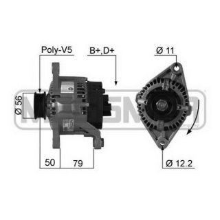Kintamosios srovės generatorius ERA 210252R