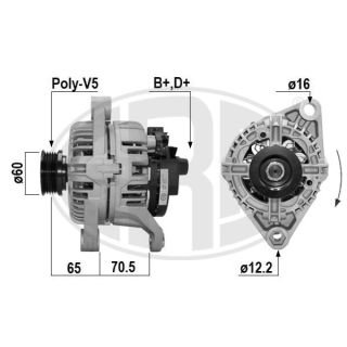 Kintamosios srovės generatorius ERA 210254A