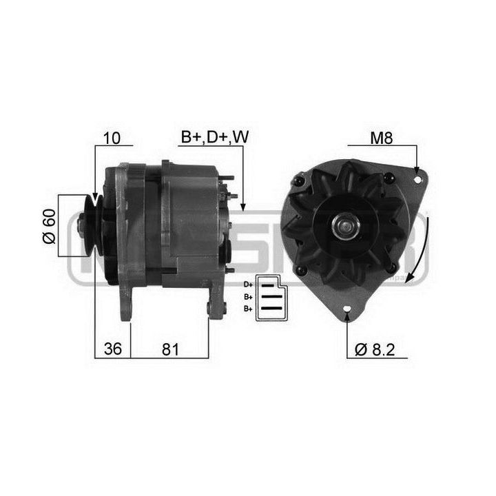 Kintamosios srovės generatorius ERA 210259A