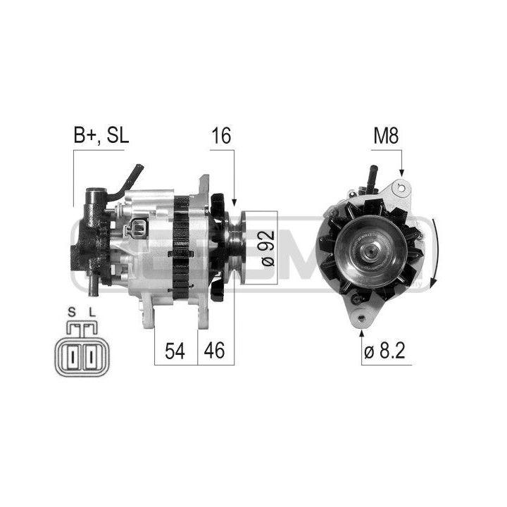 Kintamosios srovės generatorius ERA 210262