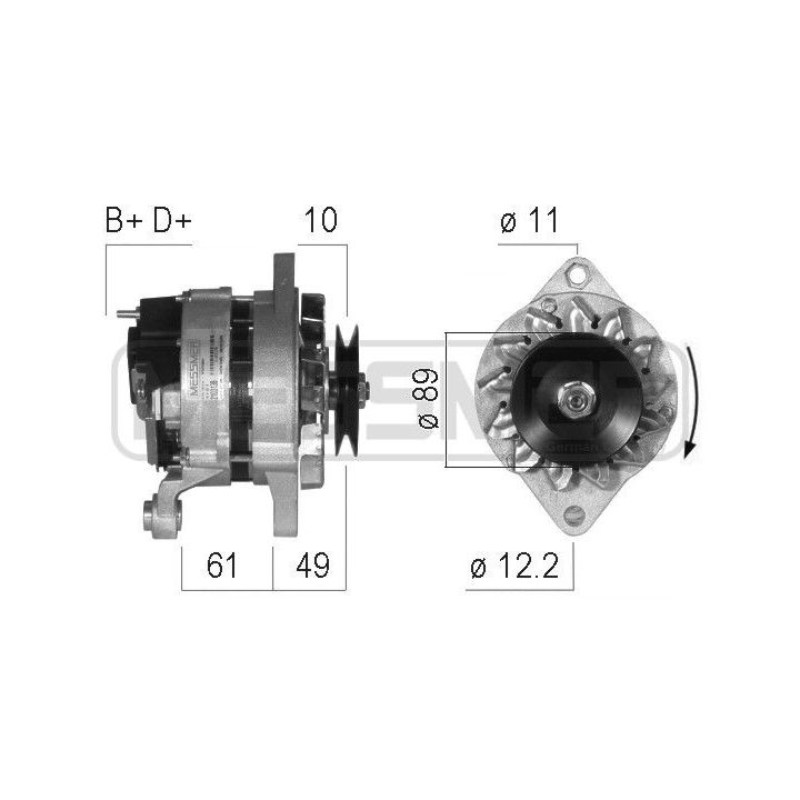 Kintamosios srovės generatorius ERA 210313A