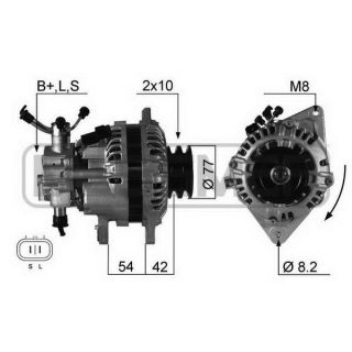 Kintamosios srovės generatorius ERA 210332A