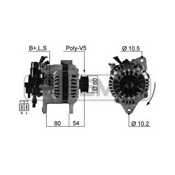Kintamosios srovės generatorius ERA 210333