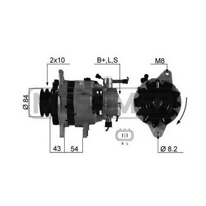 Kintamosios srovės generatorius ERA 210334