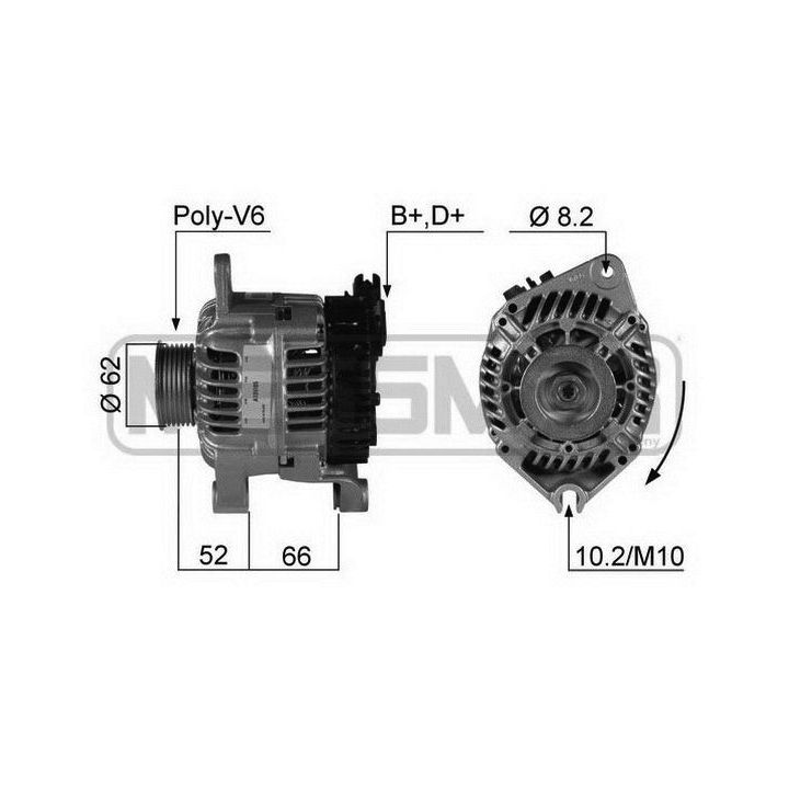 Kintamosios srovės generatorius ERA 210337R