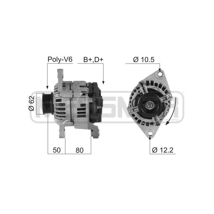 Kintamosios srovės generatorius ERA 210355A