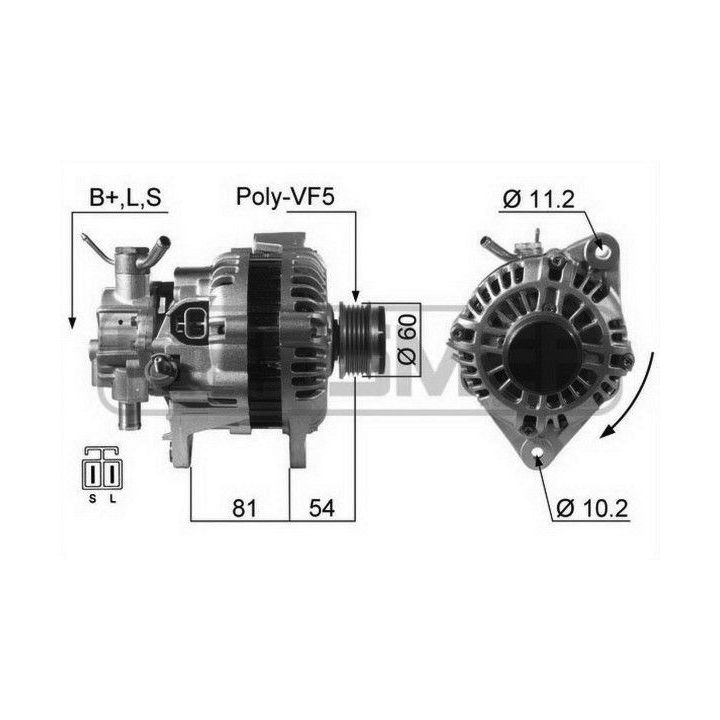 Kintamosios srovės generatorius ERA 210369A