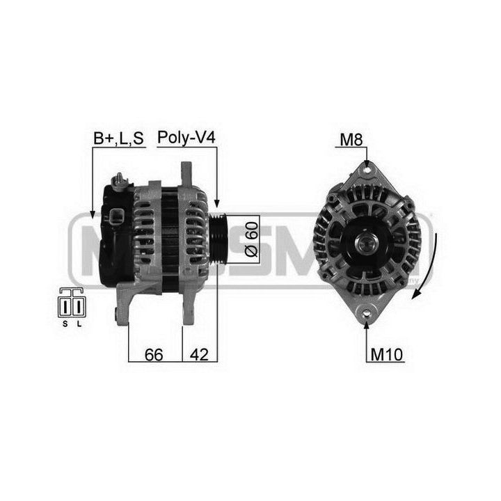 Kintamosios srovės generatorius ERA 210370
