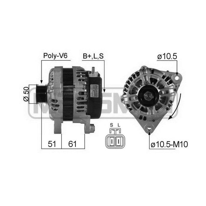 Kintamosios srovės generatorius ERA 210376A