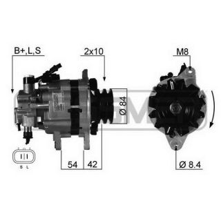 Kintamosios srovės generatorius ERA 210386
