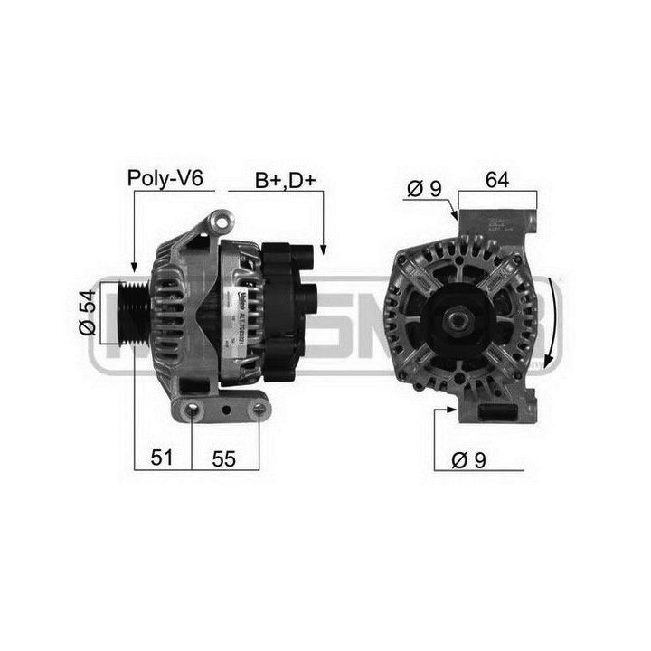 Kintamosios srovės generatorius ERA 210406