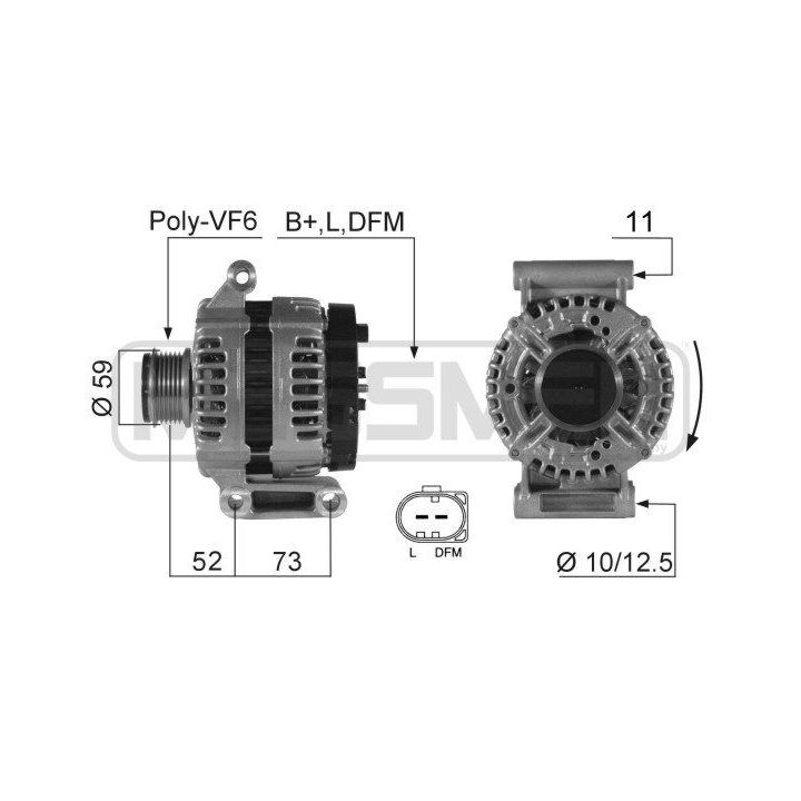 Kintamosios srovės generatorius ERA 210421