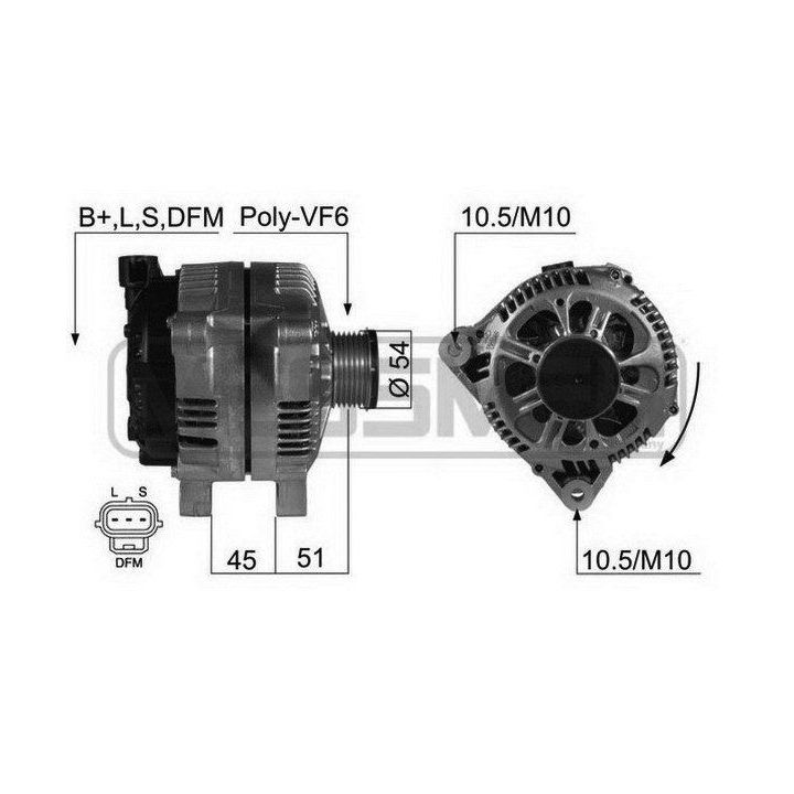Kintamosios srovės generatorius ERA 210433
