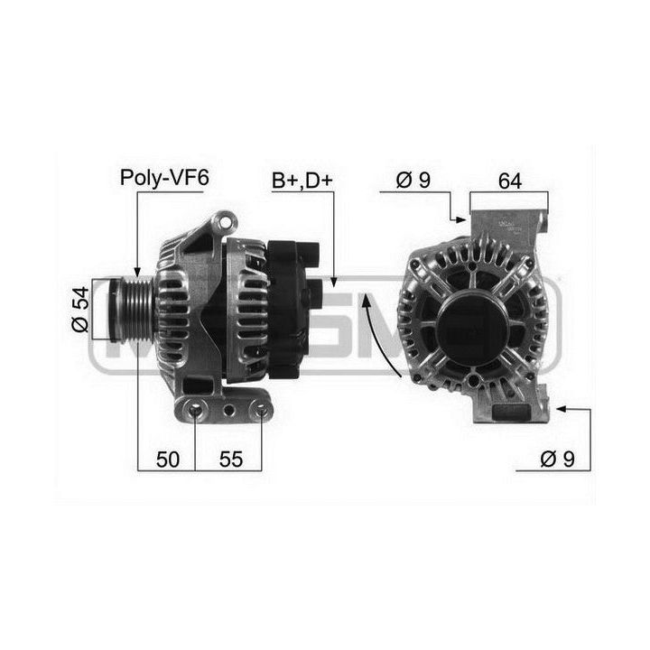 Kintamosios srovės generatorius ERA 210451A