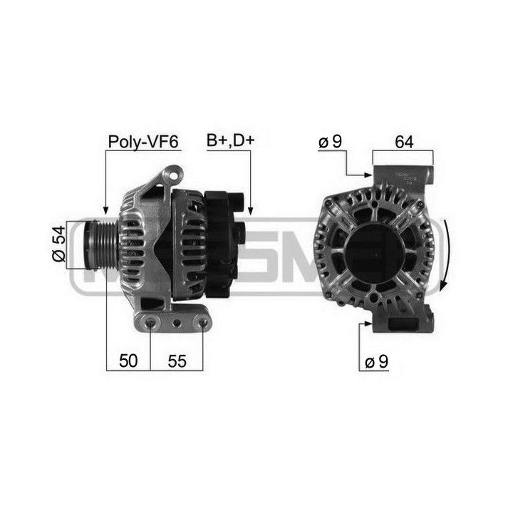 Kintamosios srovės generatorius ERA 210465