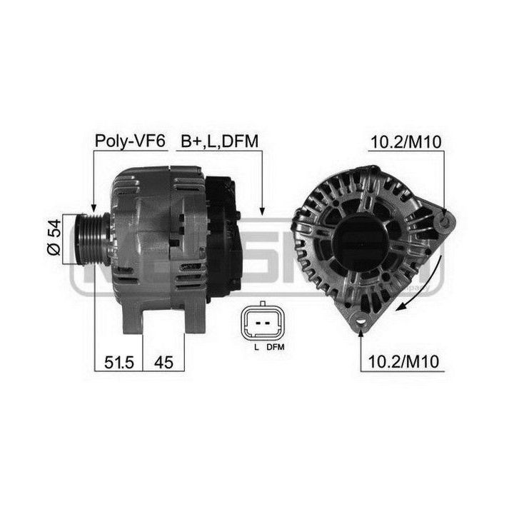 Kintamosios srovės generatorius ERA 210471A