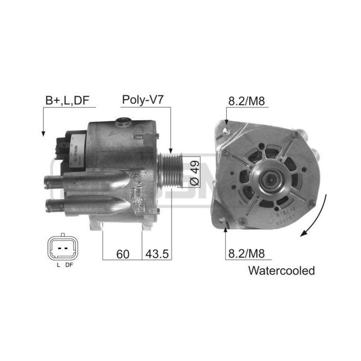 Kintamosios srovės generatorius ERA 210473