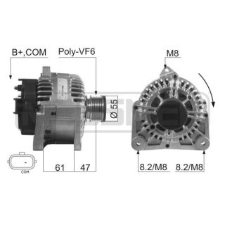 Kintamosios srovės generatorius ERA 210477A
