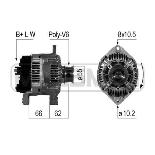 Kintamosios srovės generatorius ERA 210478
