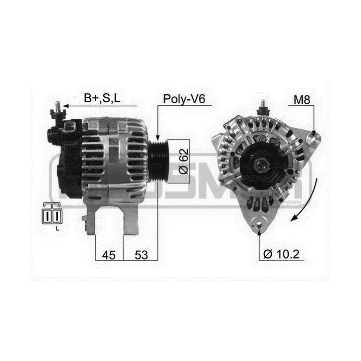 Kintamosios srovės generatorius ERA 210479A