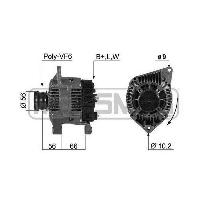 Kintamosios srovės generatorius ERA 210490A