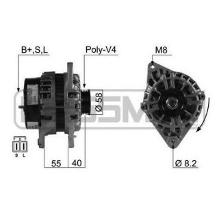 Kintamosios srovės generatorius ERA 210492
